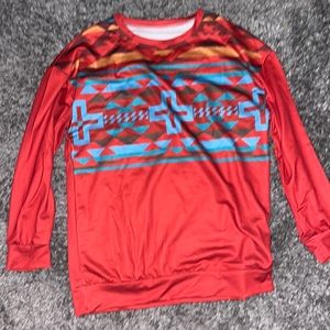 Aztec Print Crew neck